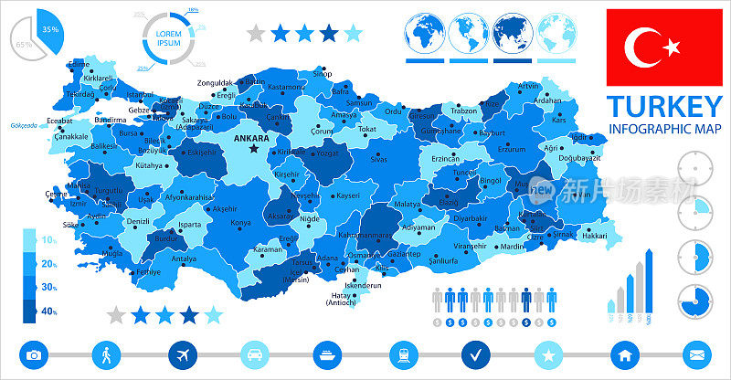 5 -土耳其-蓝点信息图
